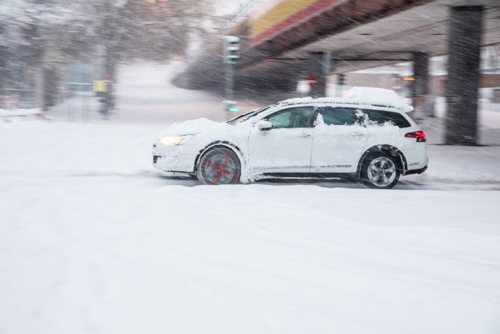 Driving on wet leaves is just as dangerous as driving on ice